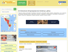 Tablet Screenshot of amarillaslatinas.net